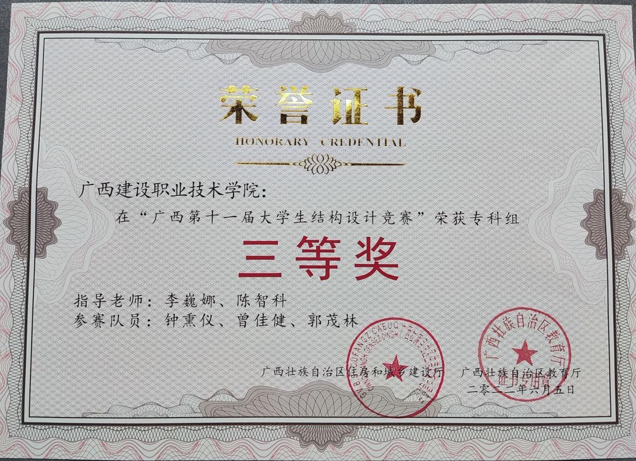 荣誉证书